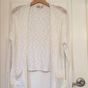 Hollister white sweater - XS